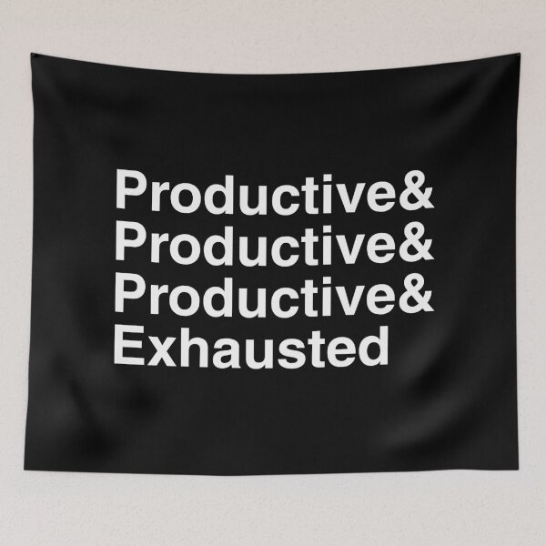 Item preview, Productive& Productive& Productive& Exhausted designed and sold by Syahrasi.