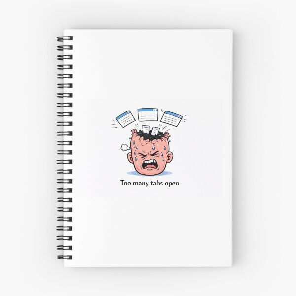 Item preview, Too many tabs open designed and sold by Jokememe.