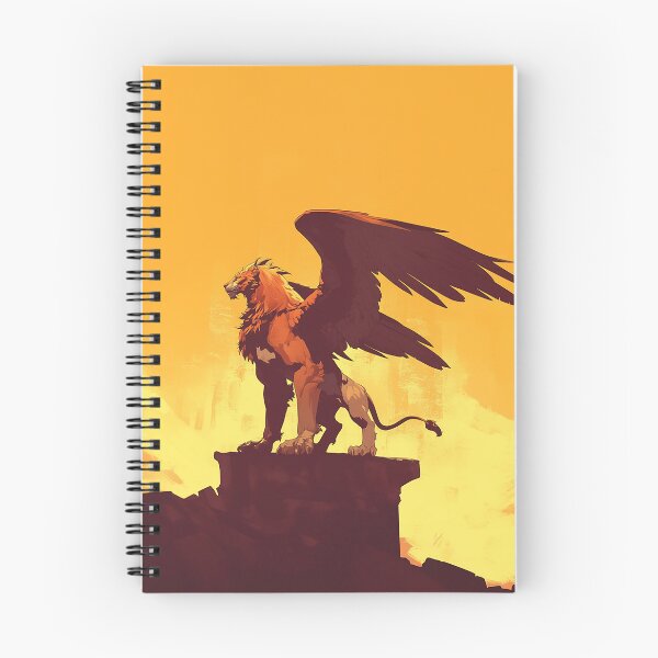 Item preview, Majestic Gryphon Guardian On Stone Cliff designed and sold by Christian Weiss.