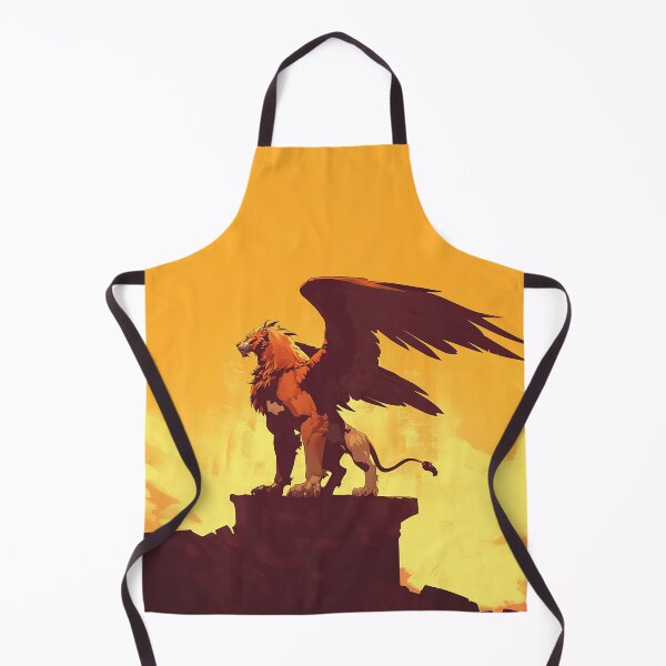 Item preview, Majestic Gryphon Guardian On Stone Cliff designed and sold by Christian Weiss.
