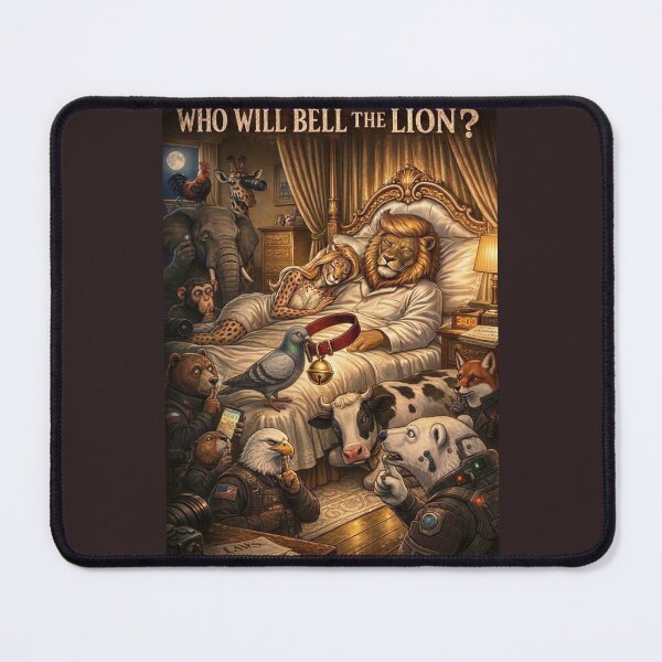 Item preview, Who Will Bell the Lion? — Political Satire Animal Fable designed and sold by SammyMorry.