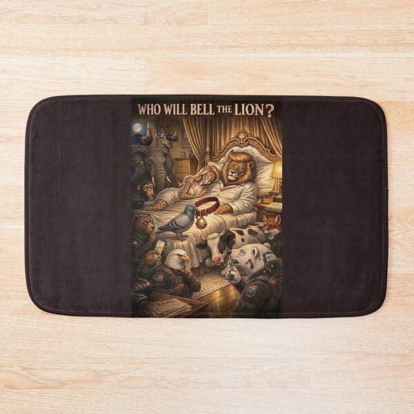 Item preview, Who Will Bell the Lion? — Political Satire Animal Fable designed and sold by SammyMorry.