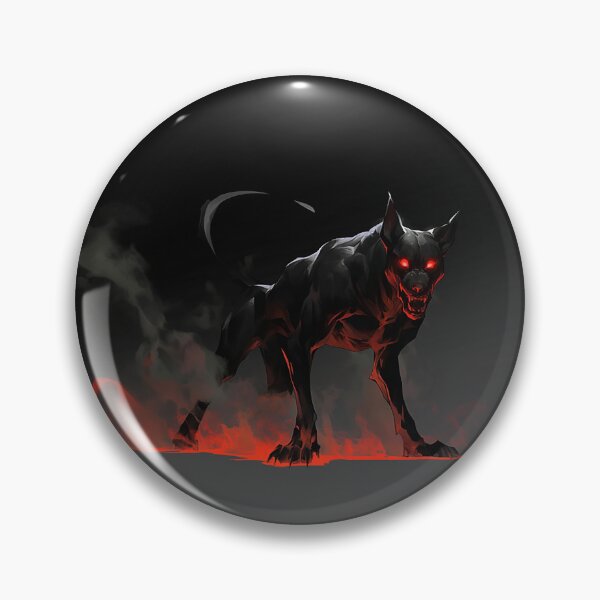 Item preview, Shadow Hellhound With Glowing Red Eyes designed and sold by Christian Weiss.