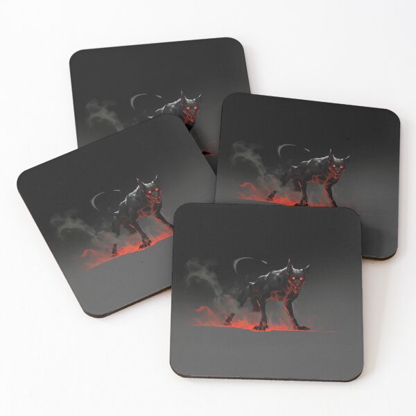 Item preview, Shadow Hellhound With Glowing Red Eyes designed and sold by Christian Weiss.