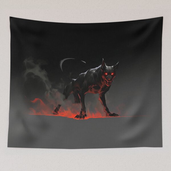 Item preview, Shadow Hellhound With Glowing Red Eyes designed and sold by Christian Weiss.