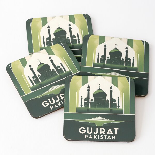 Item preview, Gujrat Pakistan Retro Vintage Travel Souvenir designed and sold by TravelersGems.