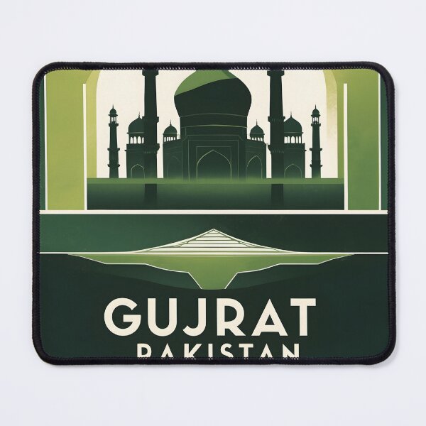 Item preview, Gujrat Pakistan Retro Vintage Travel Souvenir designed and sold by TravelersGems.