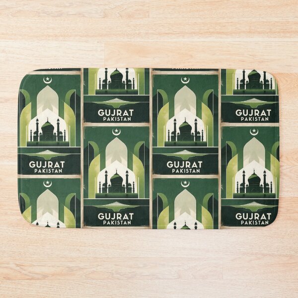 Item preview, Gujrat Pakistan Retro Vintage Travel Souvenir designed and sold by TravelersGems.