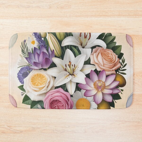 Item preview, Ecumenism Floral Mandala - Interfaith Symbolism with Lily, Lotus & Rose designed and sold by Pro AguiZoul Art.
