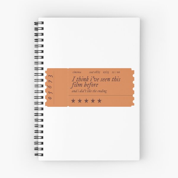 Item preview, Exile Lyrics movie ticket sticker designed and sold by CHIRONDesignerwannabe.