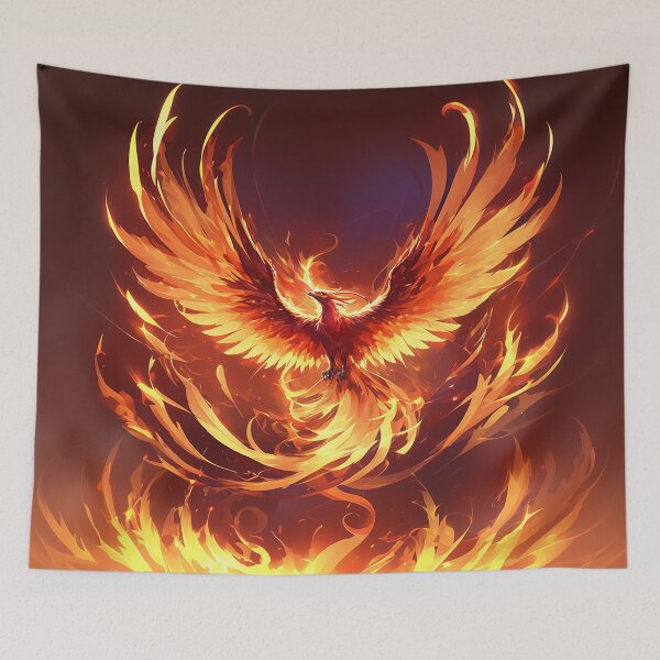 Item preview, Radiant Phoenix Wings Igniting The Sky designed and sold by Christian Weiss.