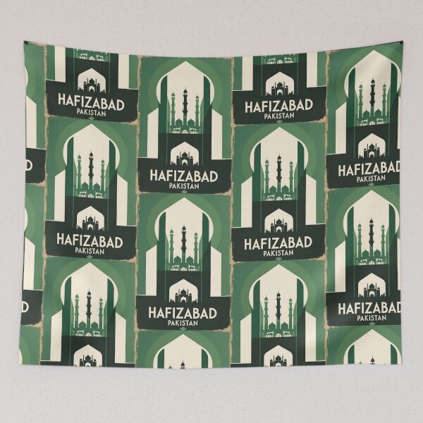 Item preview, Hafizabad Pakistan Retro Vintage Travel Souvenir designed and sold by TravelersGems.