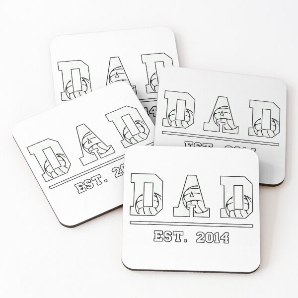 Item preview, Dad Est - Funny Sports Year Established Father Retro designed and sold by StephanieSBeama.