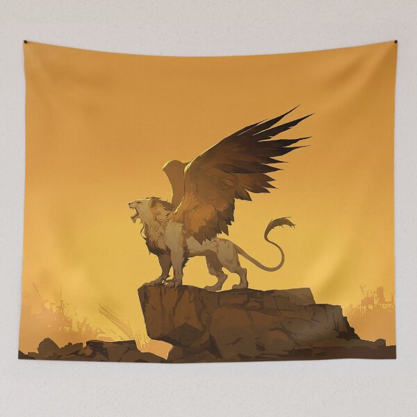Item preview, Noble Gryphon Standing Over Rocky Summit designed and sold by Christian Weiss.