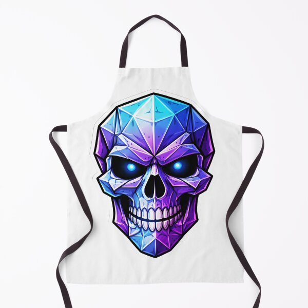 Item preview, Geometric Low Poly Crystal Skull Sticker designed and sold by MarchyStudio.