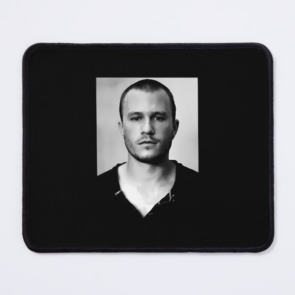 Item preview,  Heath Ledger Black And White In White Background designed and sold by StoreRT.