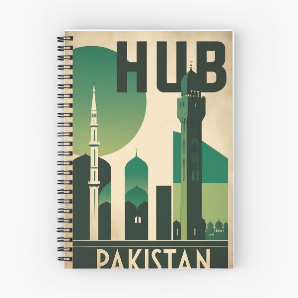 Item preview, Hub Pakistan Retro Vintage Travel Souvenir designed and sold by TravelersGems.