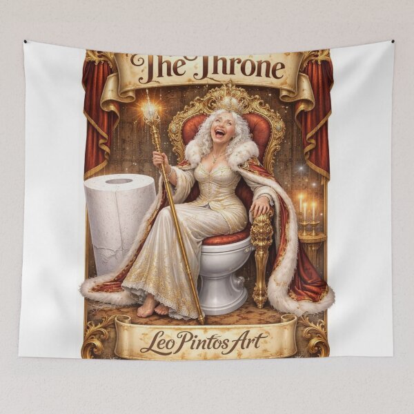 Item preview, "You Ask for 'The Throne', I Give You This: Satirical Queen on a Loo Tee" designed and sold by leonardopintos.