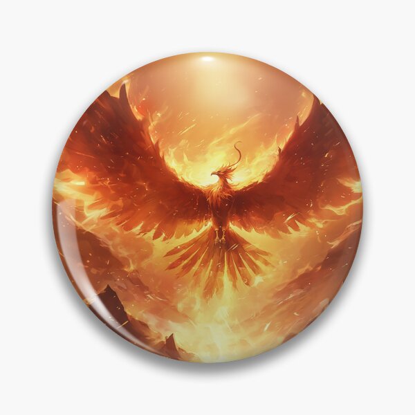 Item preview, Legendary Phoenix Rising Above Burning Mountains designed and sold by Christian Weiss.