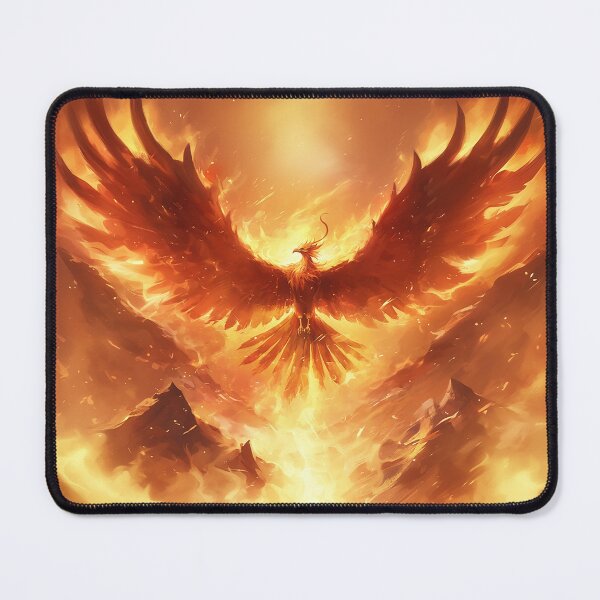 Item preview, Legendary Phoenix Rising Above Burning Mountains designed and sold by Christian Weiss.