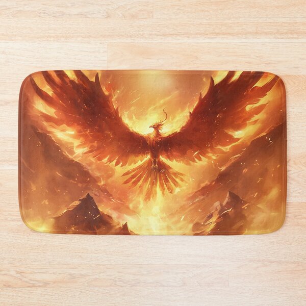 Item preview, Legendary Phoenix Rising Above Burning Mountains designed and sold by Christian Weiss.