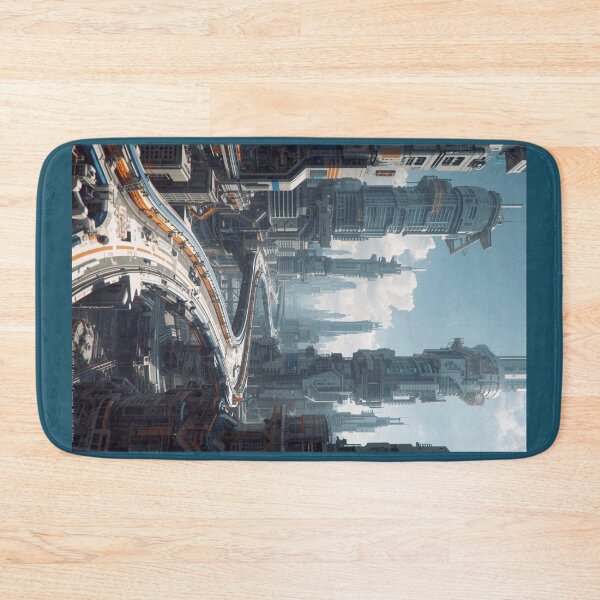 Item preview, Futuristic Cyberpunk City Skyline Concept Art designed and sold by AAMHdesigns.