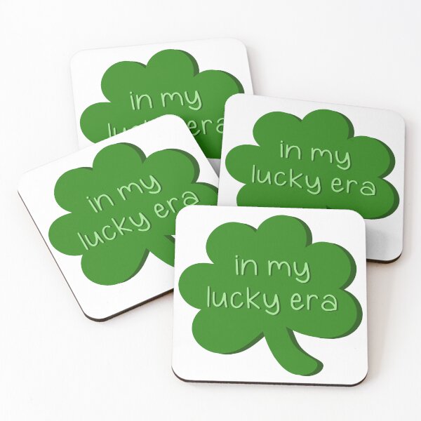 Item preview, In My Lucky Era Shamrock Hand Lettering | Cute Green St. Patrick’s Day designed and sold by Nesstitches.