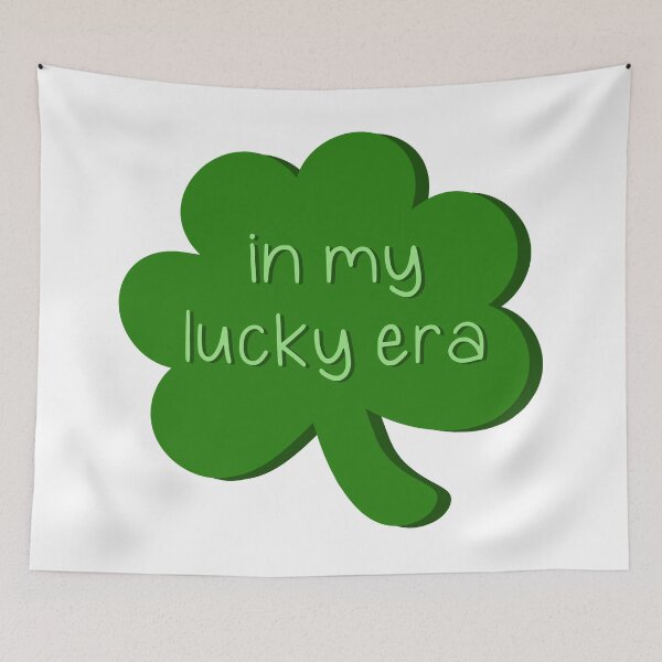 Item preview, In My Lucky Era Shamrock Hand Lettering | Cute Green St. Patrick’s Day designed and sold by Nesstitches.