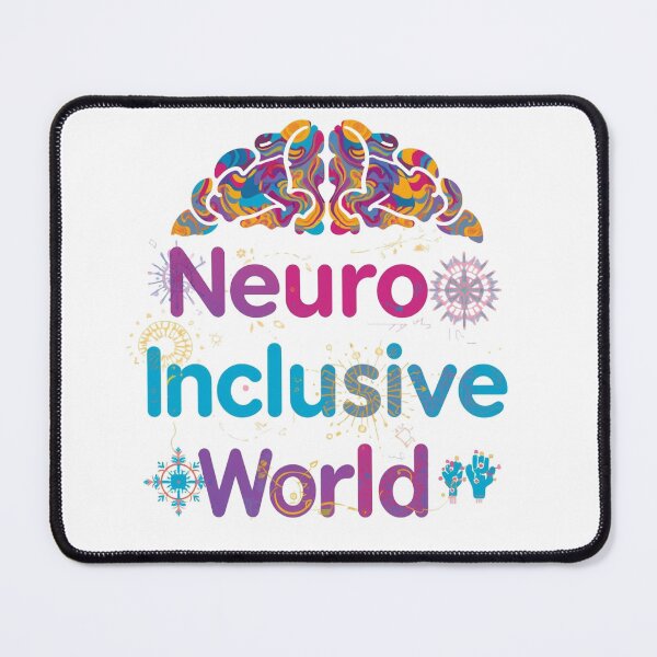 Item preview, Neuro-Inclusive World | Neurodiversity Classroom Poster | Equality & Diversity Art designed and sold by YvkafromPoland.
