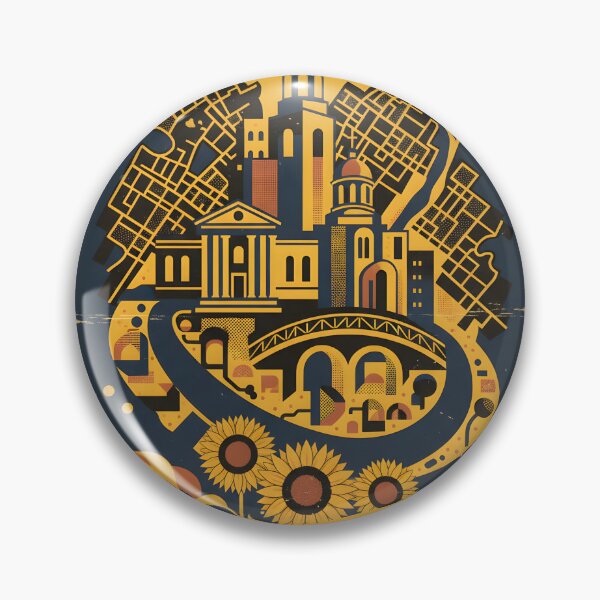 Item preview, Bakhmut Ukraine Retro Vintage Travel Souvenir designed and sold by TravelersGems.