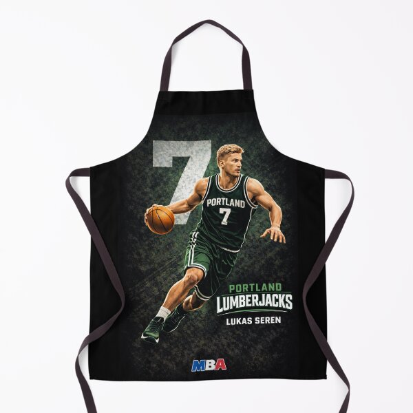 Item preview, Portland Lumberjacks - Lukas Seren - MBA Basketball Poster – Fictional Pro League designed and sold by Beaurozier.