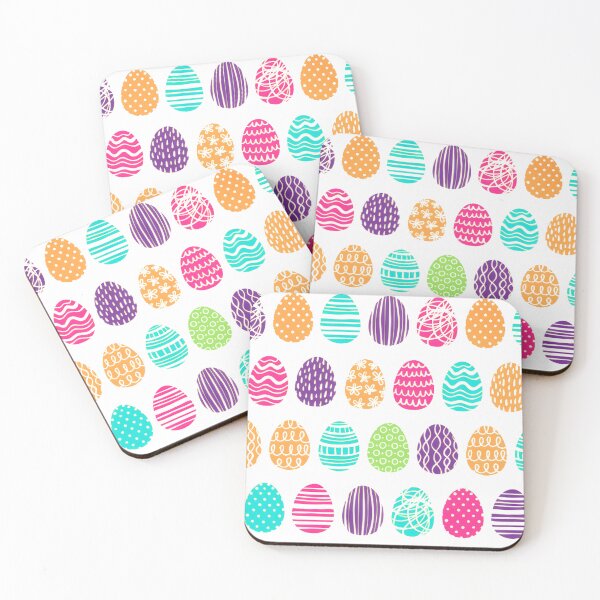 Item preview, Colorful Easter Eggs Pattern | Bright Spring Egg Illustration | Cute Modern Easter Design designed and sold by EmiliaBassano.