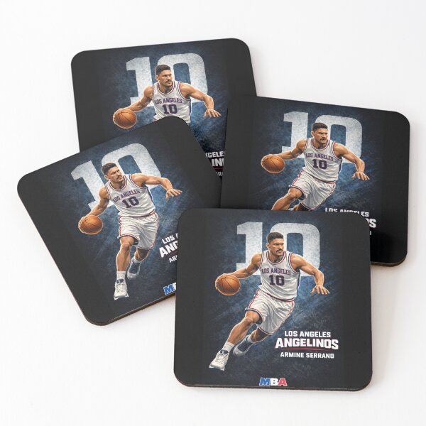 Item preview, Los Angeles Angelinos - Armine Serrano – MBA Basketball Poster – Shooting Guard designed and sold by Beaurozier.
