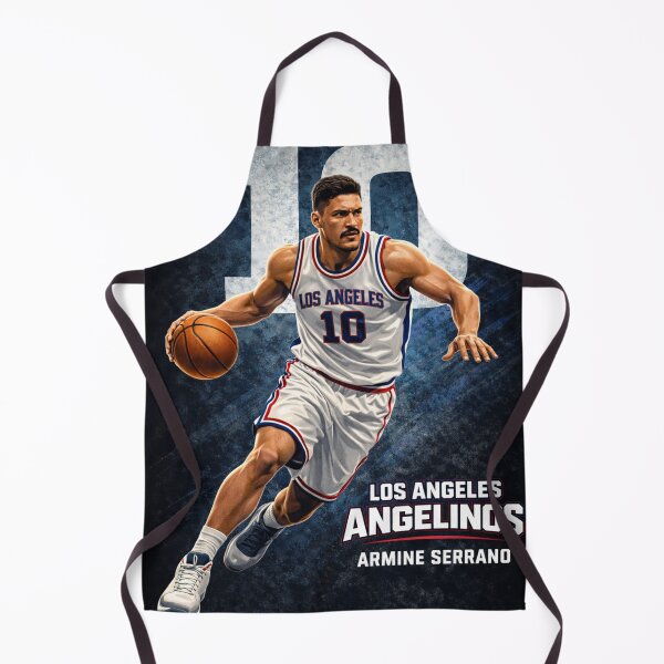 Item preview, Los Angeles Angelinos - Armine Serrano – MBA Basketball Poster – Shooting Guard designed and sold by Beaurozier.