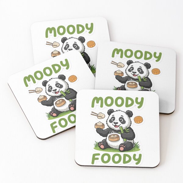 Item preview, Moody Foody Panda – Cute Dumpling Lover Panda Funny Foodie Design designed and sold by snaperos.