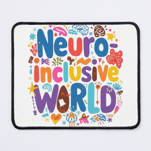 Item preview, Neuro-Inclusive World | Neurodiversity Classroom Poster | Equality & Diversity Art designed and sold by YvkafromPoland.