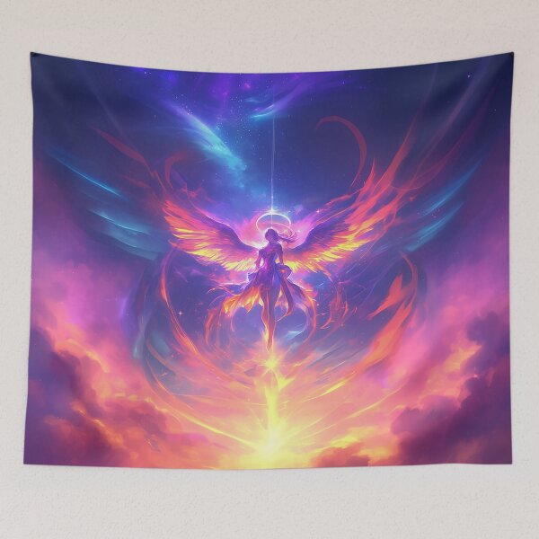 Item preview, Radiant Angel Ascending Above Clouds designed and sold by Christian Weiss.