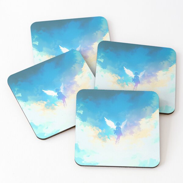 Item preview, Minimalist Angel Rising Through Clouds designed and sold by Christian Weiss.