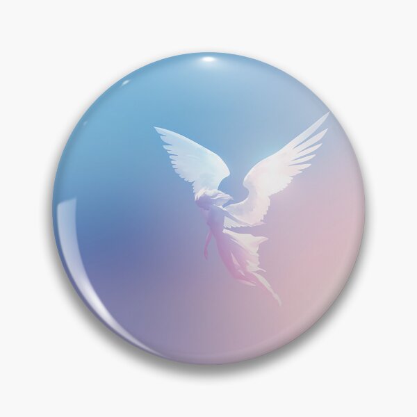 Item preview, Ethereal Angel Floating In Pastel Sky designed and sold by Christian Weiss.