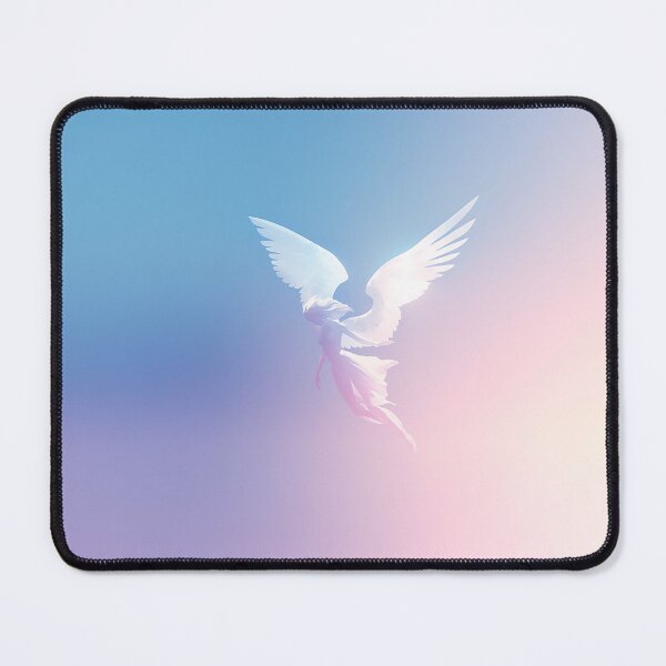 Item preview, Ethereal Angel Floating In Pastel Sky designed and sold by Christian Weiss.