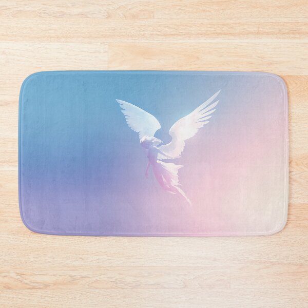 Item preview, Ethereal Angel Floating In Pastel Sky designed and sold by Christian Weiss.