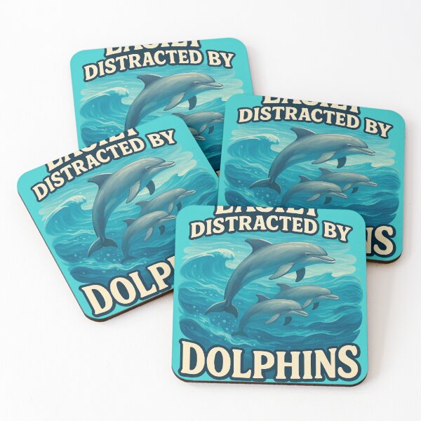 Item preview, Easily Distracted By Dolphins designed and sold by PACERENE.