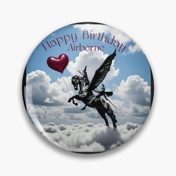 Item preview, Happy Birthday Airborne designed and sold by NoCents.