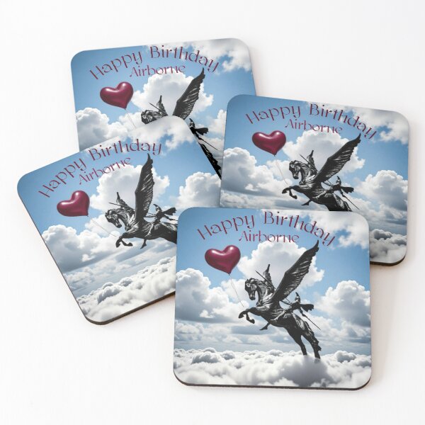 Item preview, Happy Birthday Airborne designed and sold by NoCents.