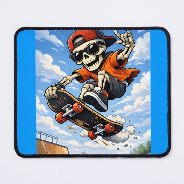 Item preview, Skater Skeleton in the Sky designed and sold by Askarra123.