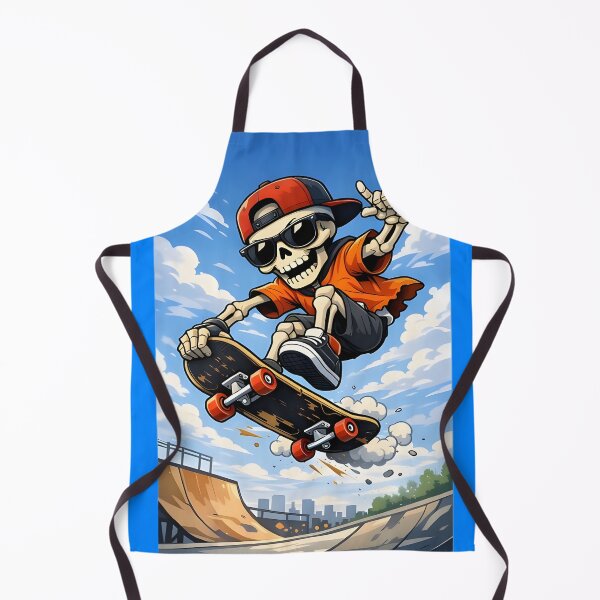 Item preview, Skater Skeleton in the Sky designed and sold by Askarra123.