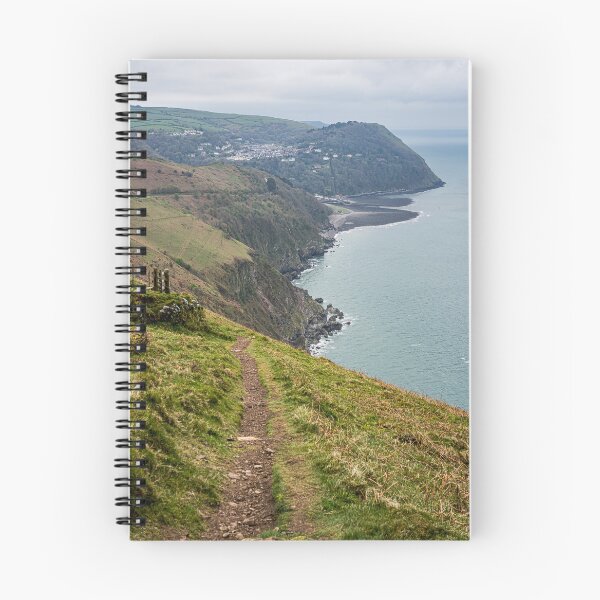 Item preview, Lynmouth Sea Cliffs Landscape designed and sold by JoSowden.