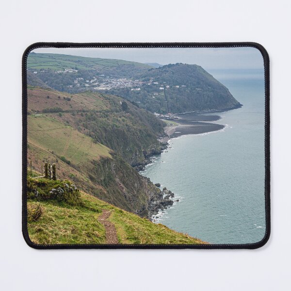 Item preview, Lynmouth Sea Cliffs Landscape designed and sold by JoSowden.