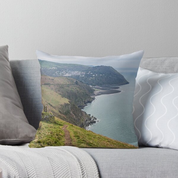 Item preview, Lynmouth Sea Cliffs Landscape designed and sold by JoSowden.