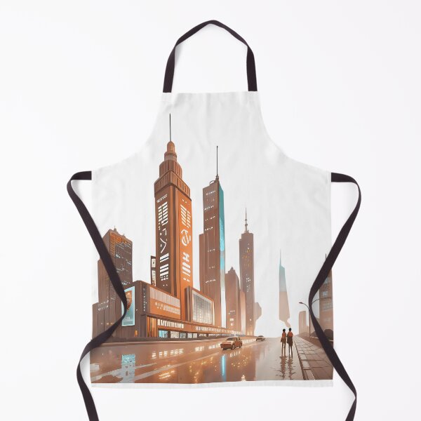 Item preview, City Futuristic Landscapes Illustrations Sports Culture Life World designed and sold by ART ATTACK ZONE.